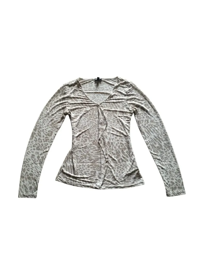 Leopard Long sleeve Fitted Tee photo 1