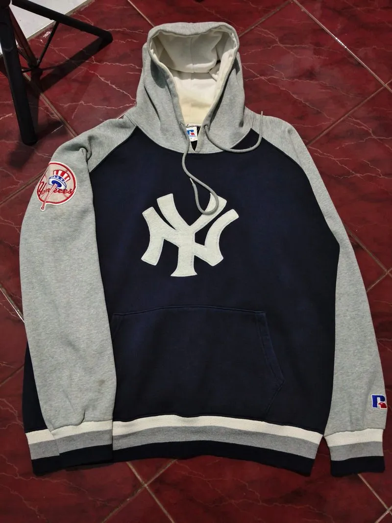 Vintage 90s‼️ Hoodie Russell Athletic New York Yankees photo 1