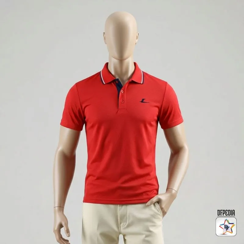 Kaos Polo Shirt LECAF Double Tipped photo 1