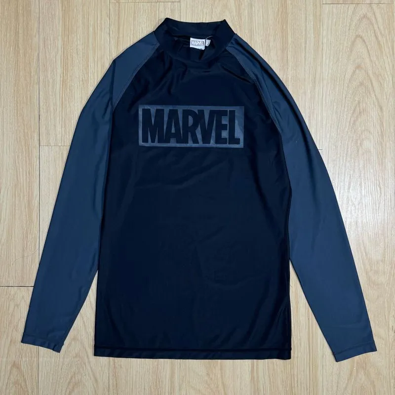 Marvel Vintage Sportswear Jersey Pria black gray photo 1