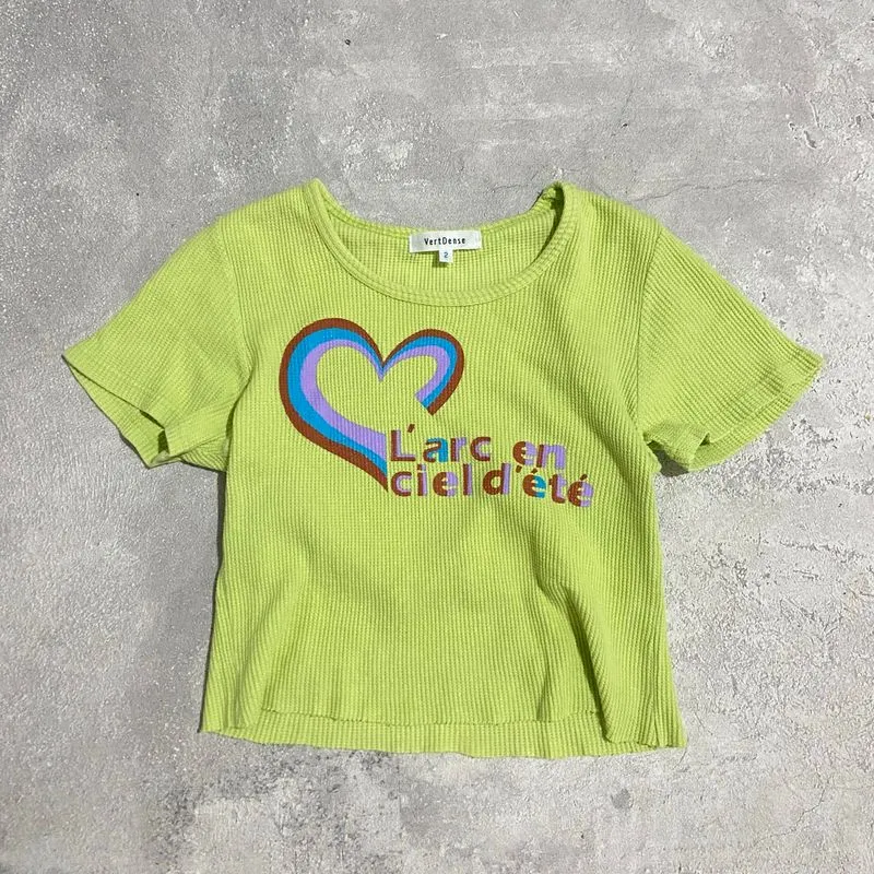Vert Dense Crop Top 2000an  photo 1