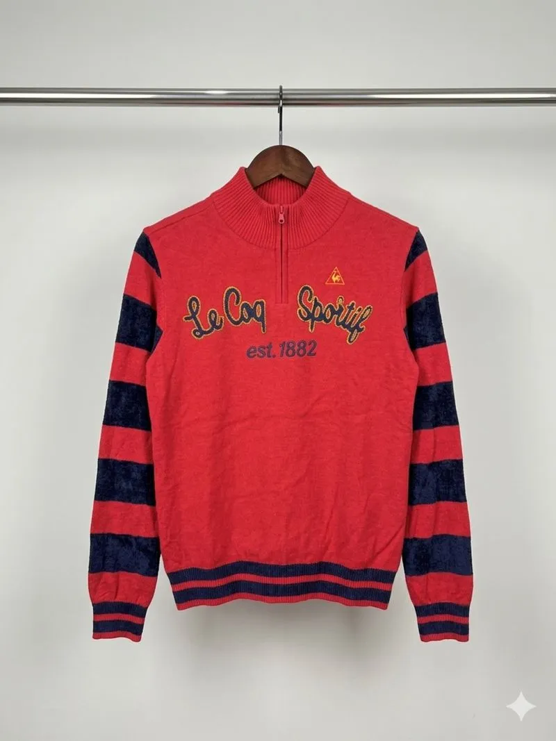 Knitwear Le Coq Sportif Rajut Half Zipper Stripe photo 1