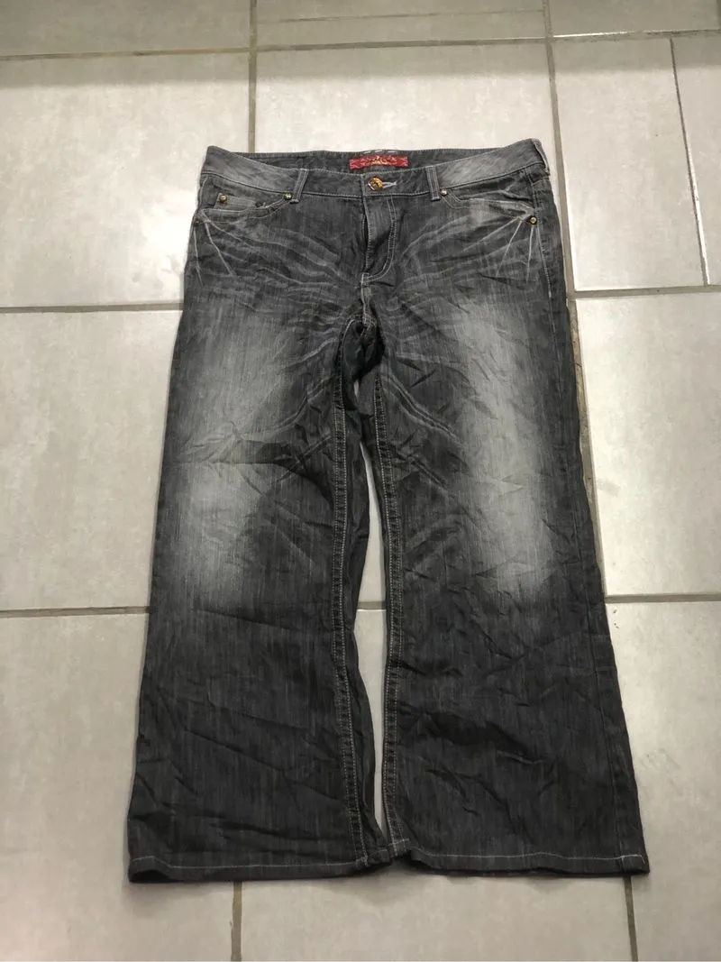Jbafew faded gray baggy jeans photo 1