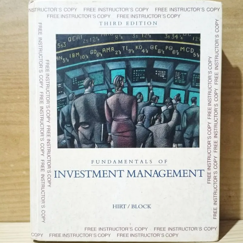 Fundamentals of Investment Management Third Edition photo 1