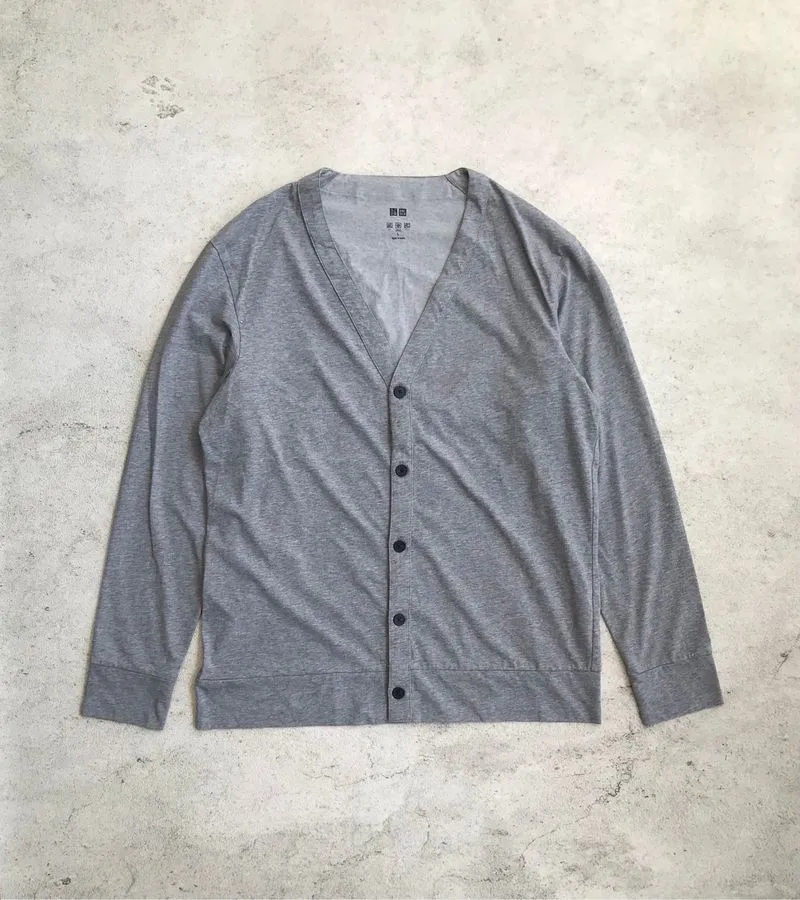 Cardigan uniqlo AIRism grey photo 1