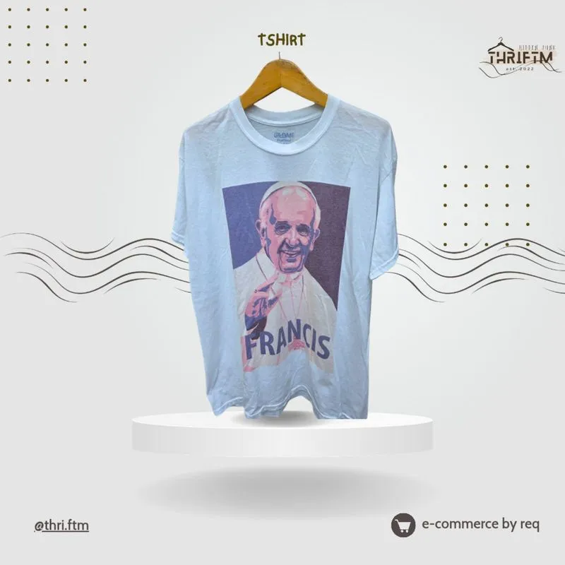 Tshirt Pope Francis by Gildan DryBlend photo 1