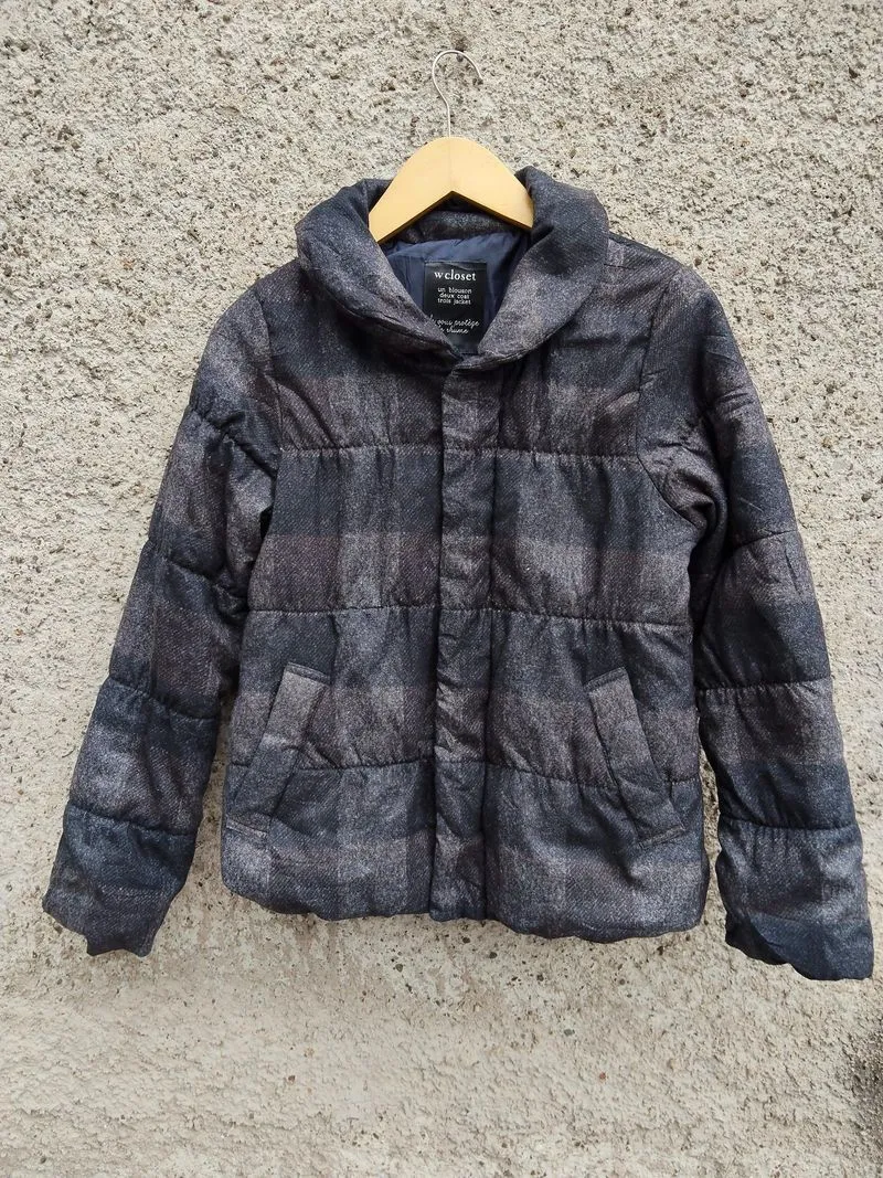 W closet puffer jaket gelembung photo 1