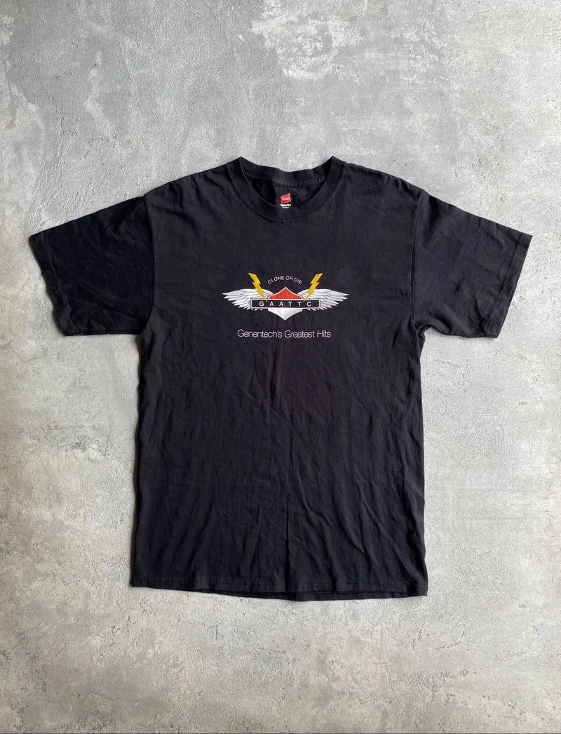 Genentech Greatest Hits Tee Size M photo 1
