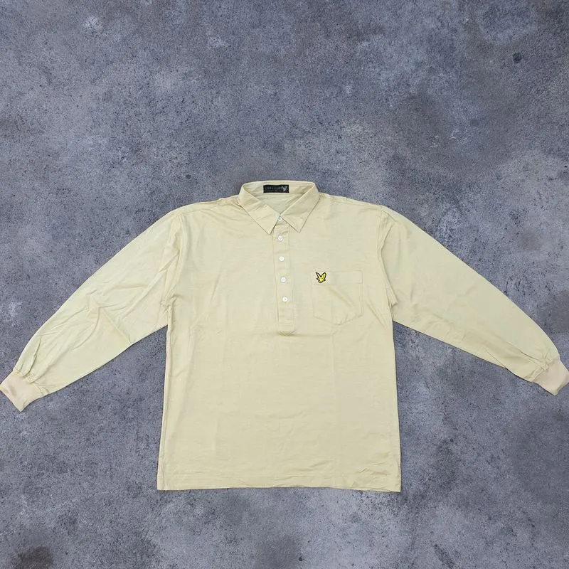 Lyle & Scott Vintage Casual Polo shirt Pria gold photo 1