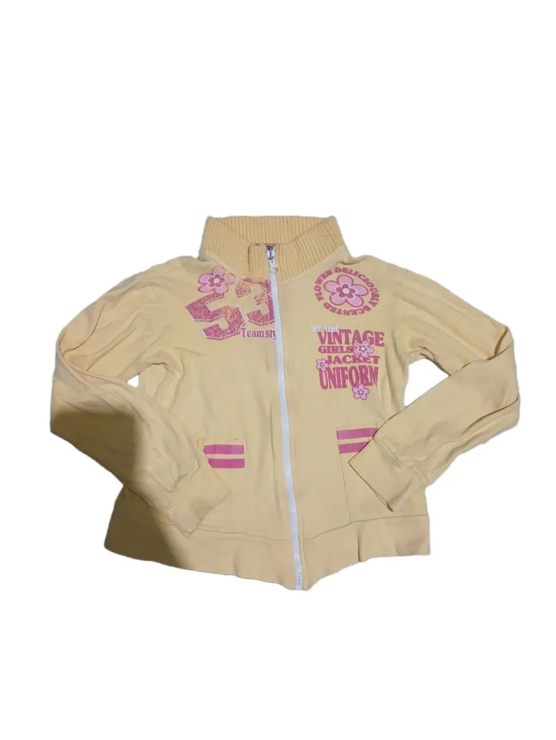 Jaket crop yellow photo 1