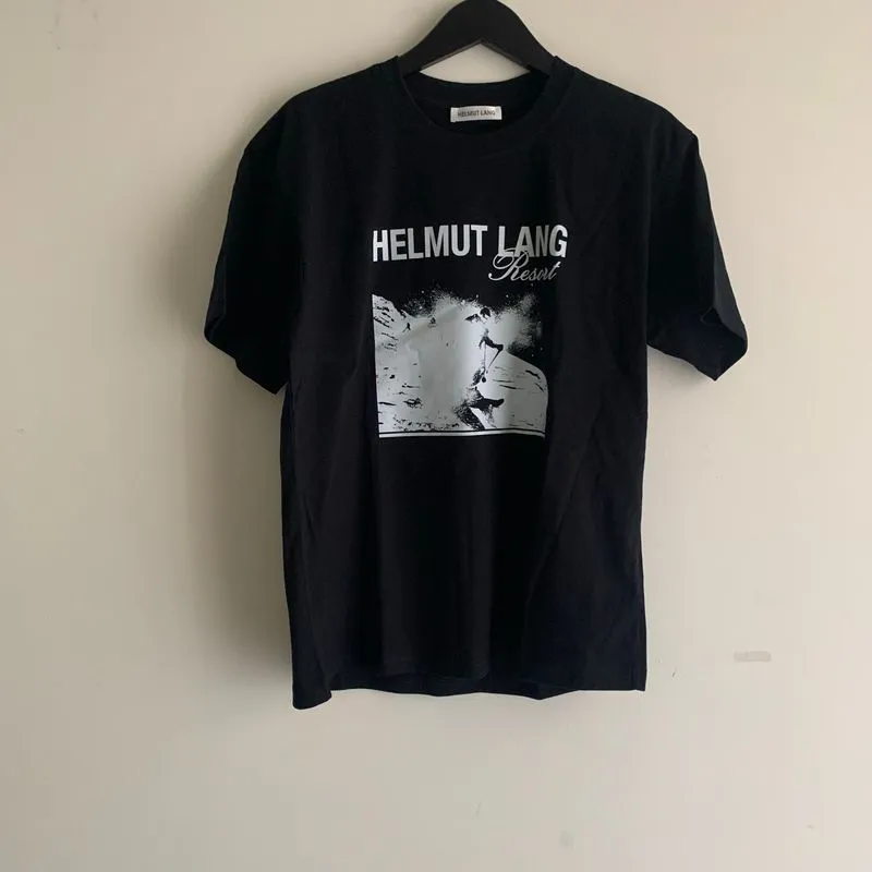 Helmut Lang Skier Tee Black photo 1