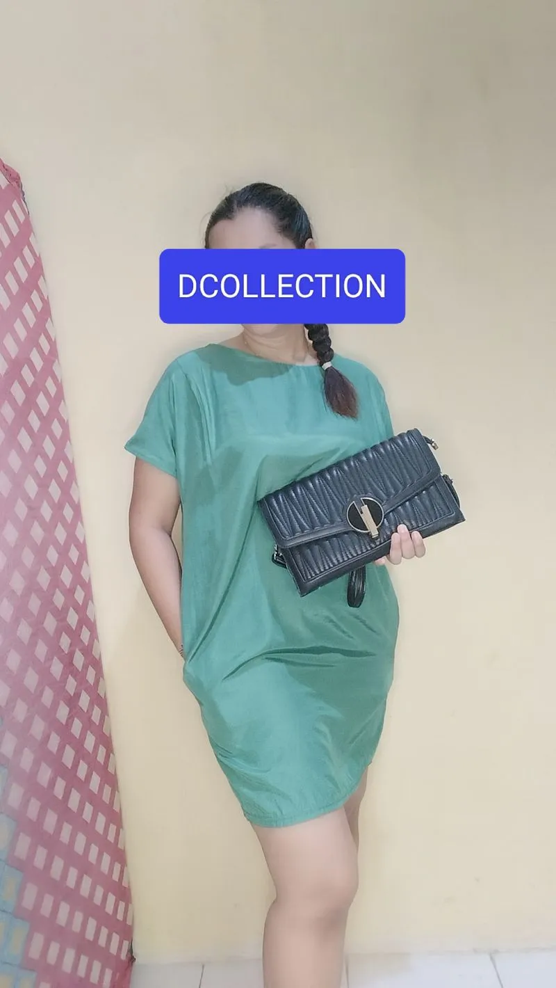Casual Summer dress Wanita green photo 1