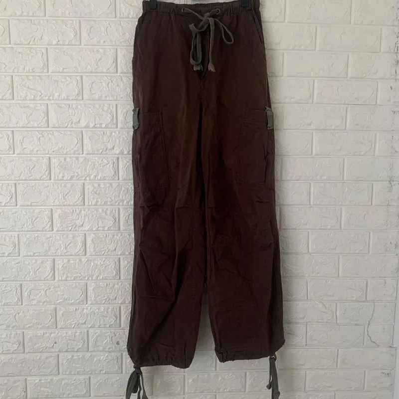 Jaded London Parachute Brown Cargo Pants photo 1