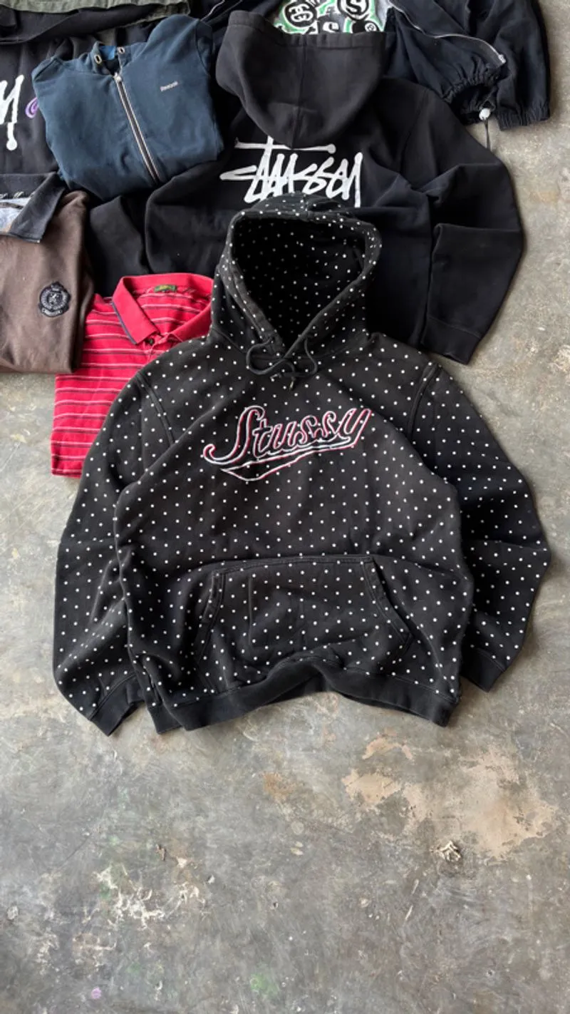 Vintage Polkadot Stussy Hoodie photo 1