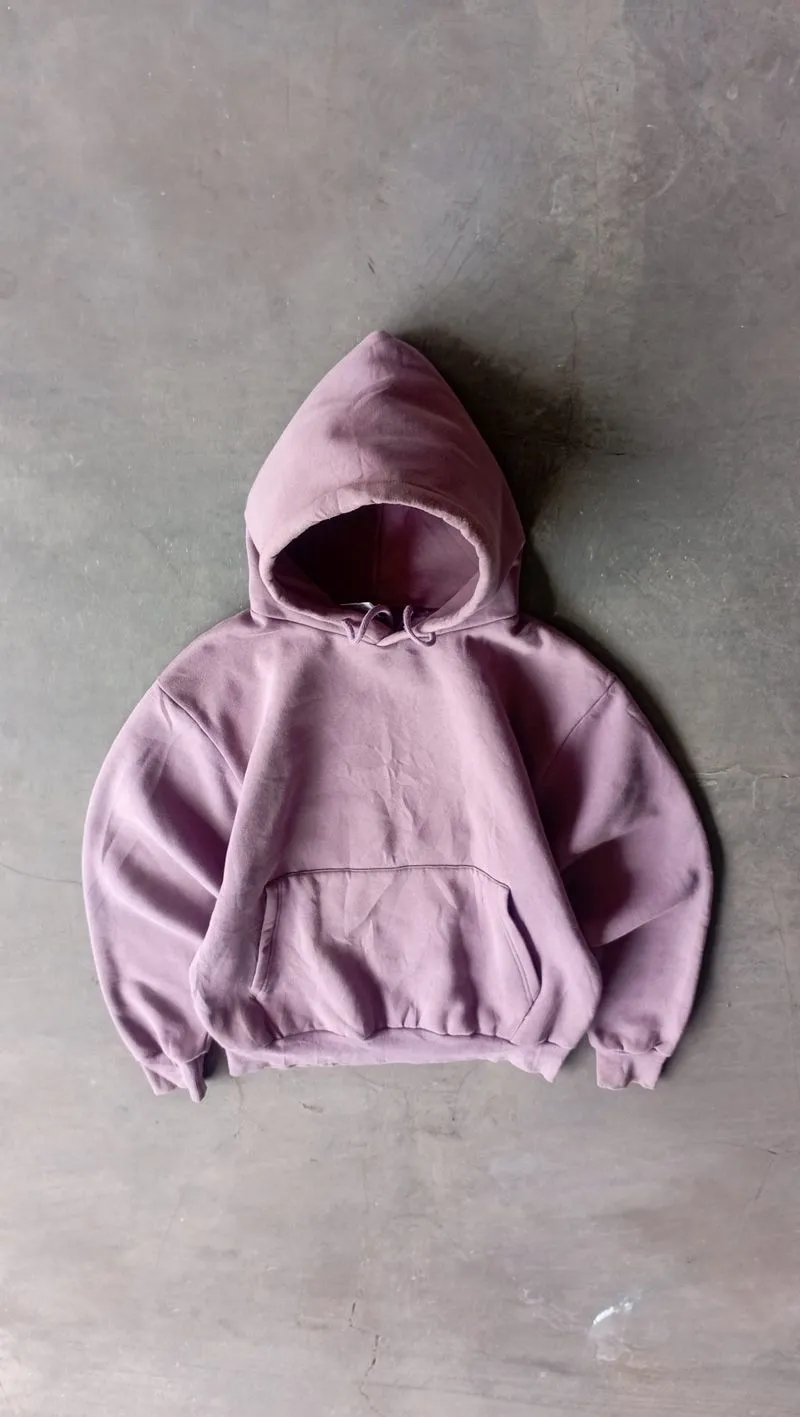 2000's Heavyweight Faded Purple Hoodie Boxy photo 1