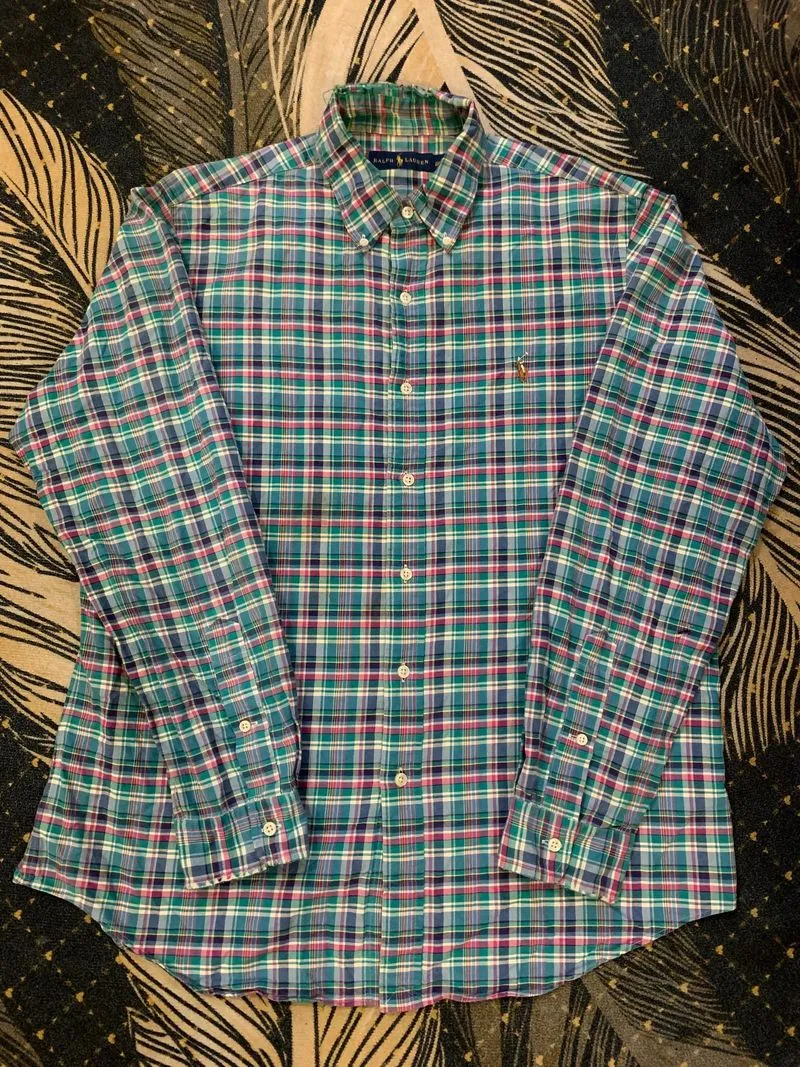 Polo Ralph Lauren Button Down Oxford Plain photo 1