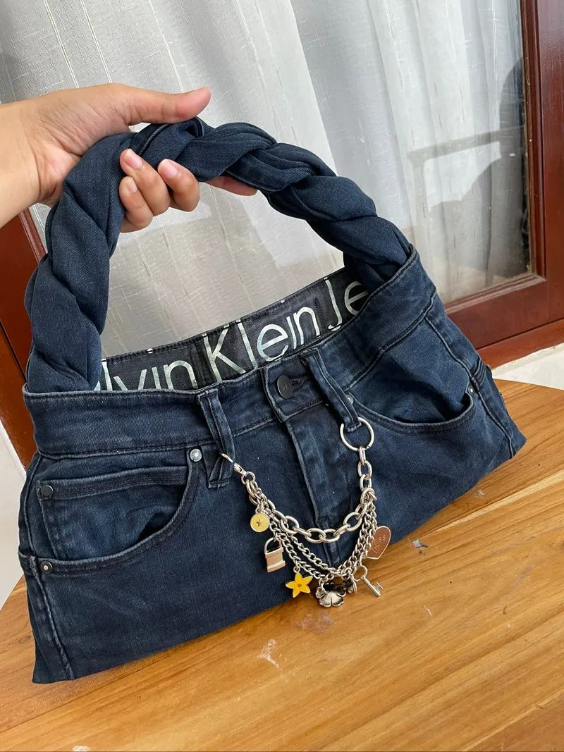 REWORKED BAG FROM ORIGINAL CALVIN KLEIN JEANS  photo 1