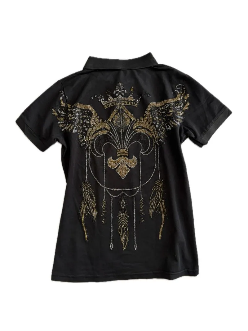 Y2k Angel Wings Polo Shirt photo 1