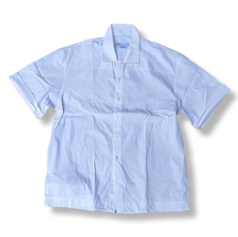 ZARA RELAXED FIT WHITE SHIRT | KEMEJA | MNZA #7 photo 1