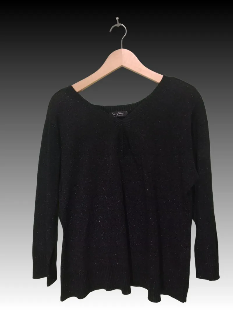 Casual T-shirt Wanita black photo 1
