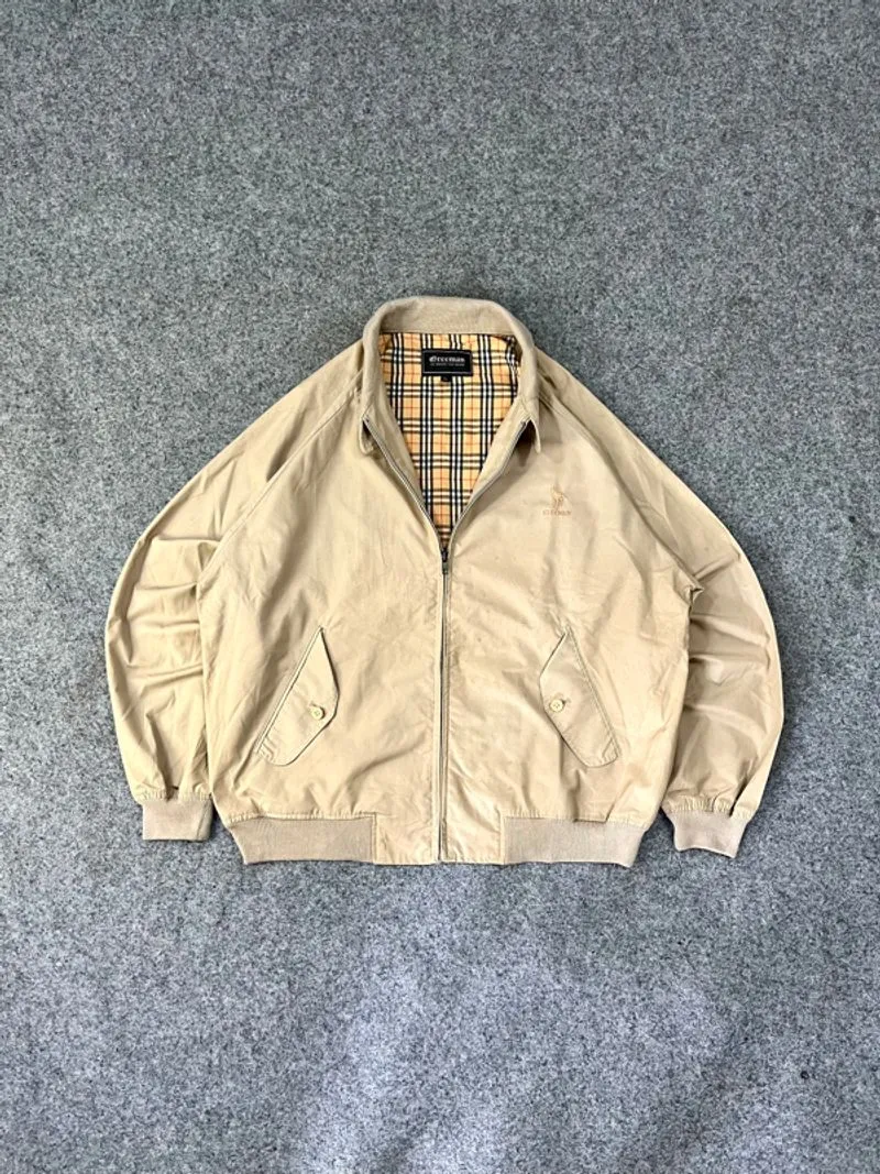 VINTAGE REEMAN NOVA CHECK TARTAN HARRINGTON JACKET photo 1