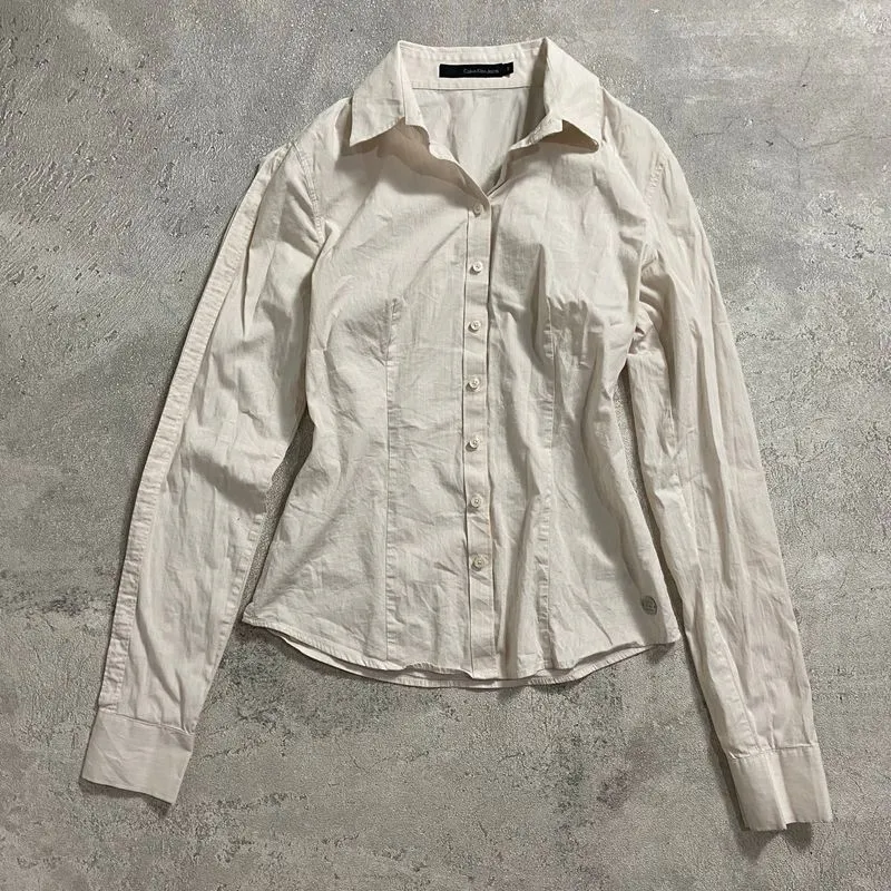 Calvin Klien Jeans Fitted Stripe Shirt 2000an photo 1