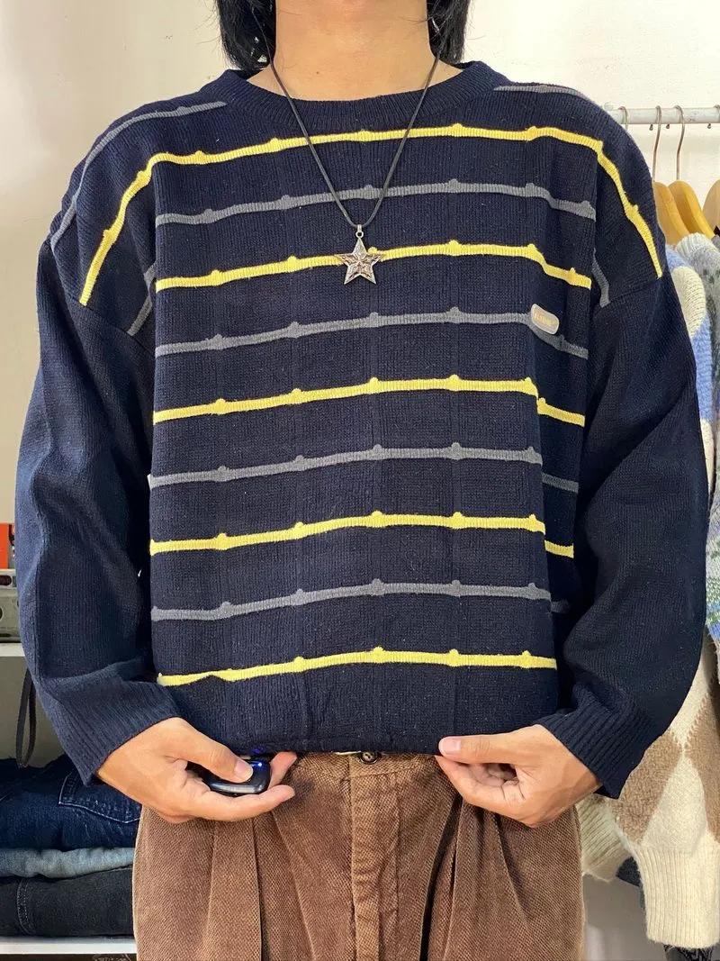 Knitwear Stripe Pattern TRUMP photo 1