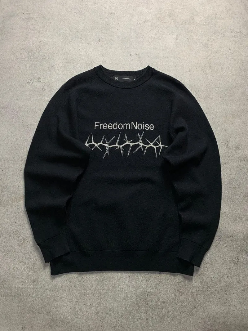 GU X Undercover "Freedom Noise" Black Knit Sweater photo 1