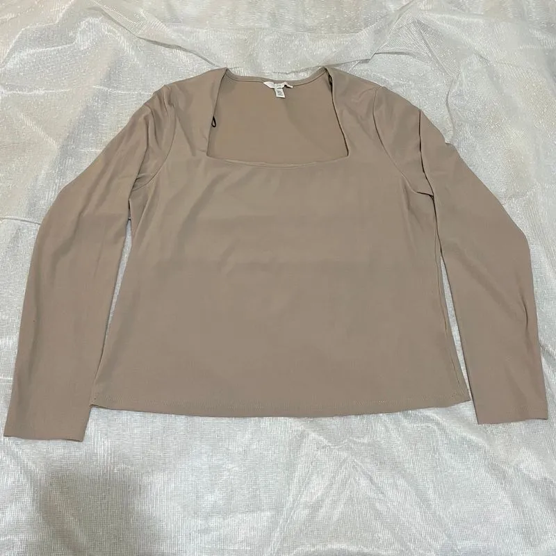 H&M Square Neck Top / Atasan Lengan Panjang photo 1