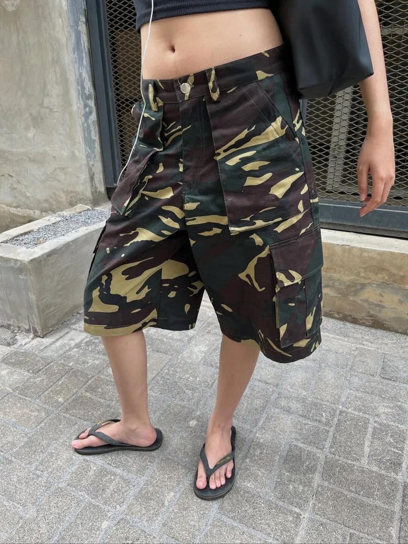 Celana Jorts Motif Camo Baggy not Carhartt Nike photo 1