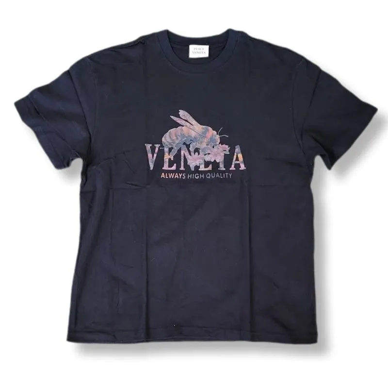 PEACE VENETA BLACK T-SHIRT | KAOS | MNZA photo 1