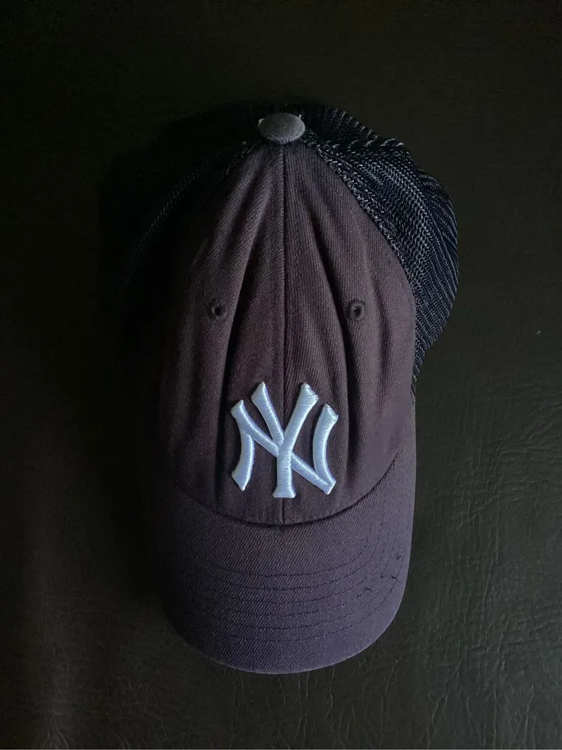 Topi cap M1b navy basic white photo 1