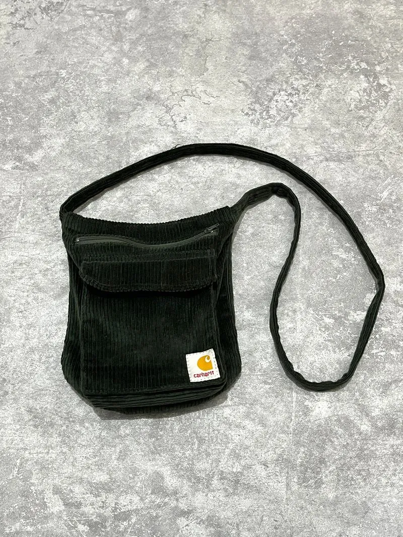 Sling Bag Carhartt Rework Corduroy Hijau photo 1