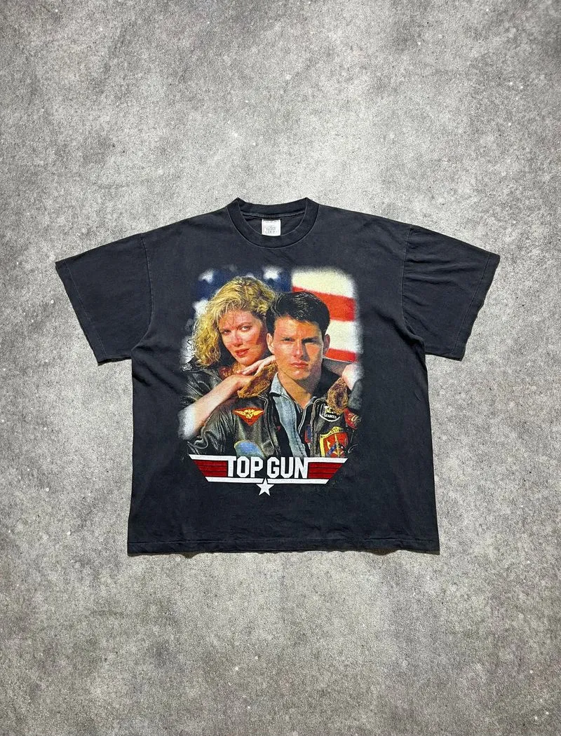 Vintage Top Gun Tom Cruise Movie Tshirt photo 1