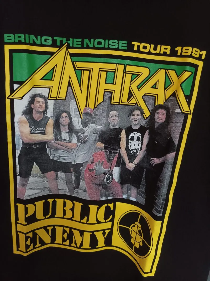 Kaos Band Public Enemy x Anthrax (Bootleg) ready size L & XL