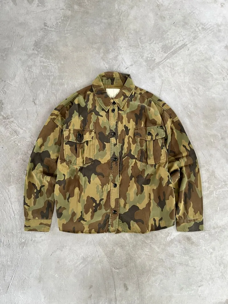 2000’s moussy camo army two pocket shirt 🪖 photo 1