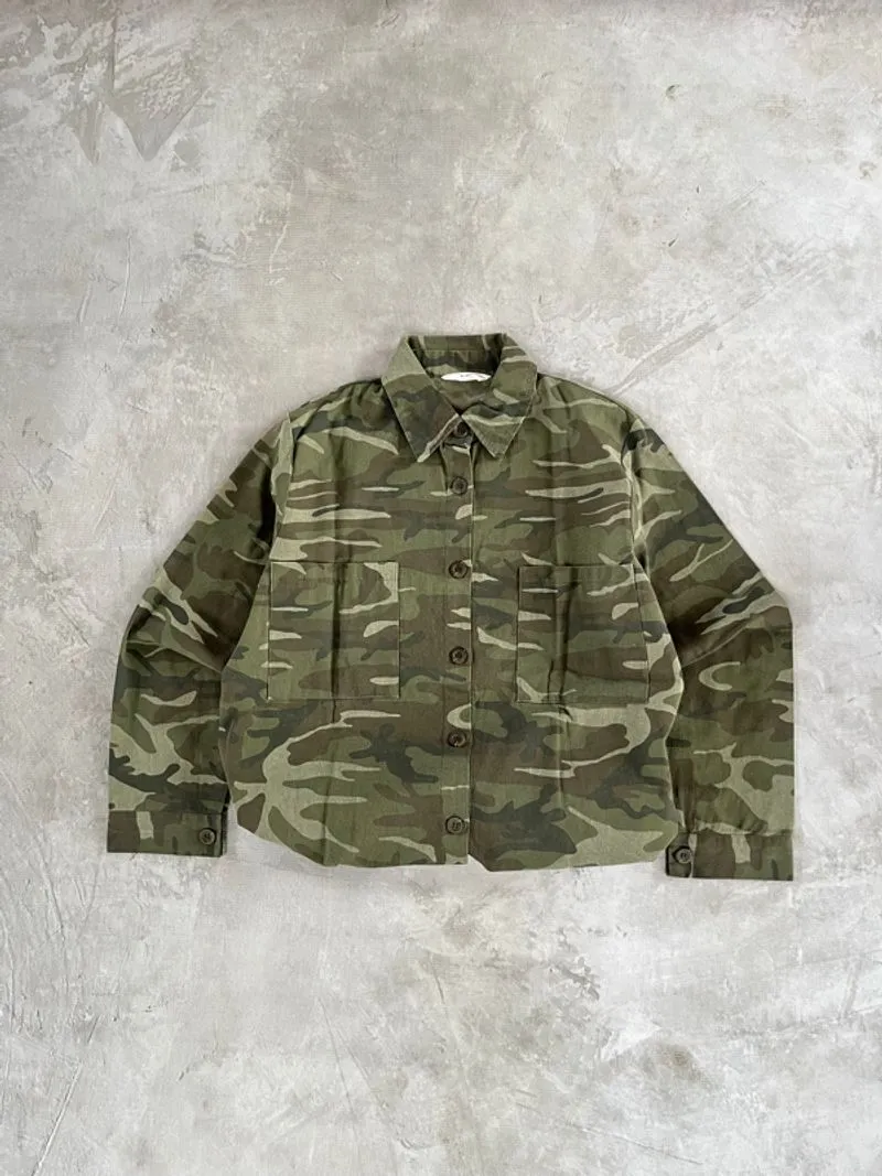 00s the ing two pocket faded camo shirt photo 1
