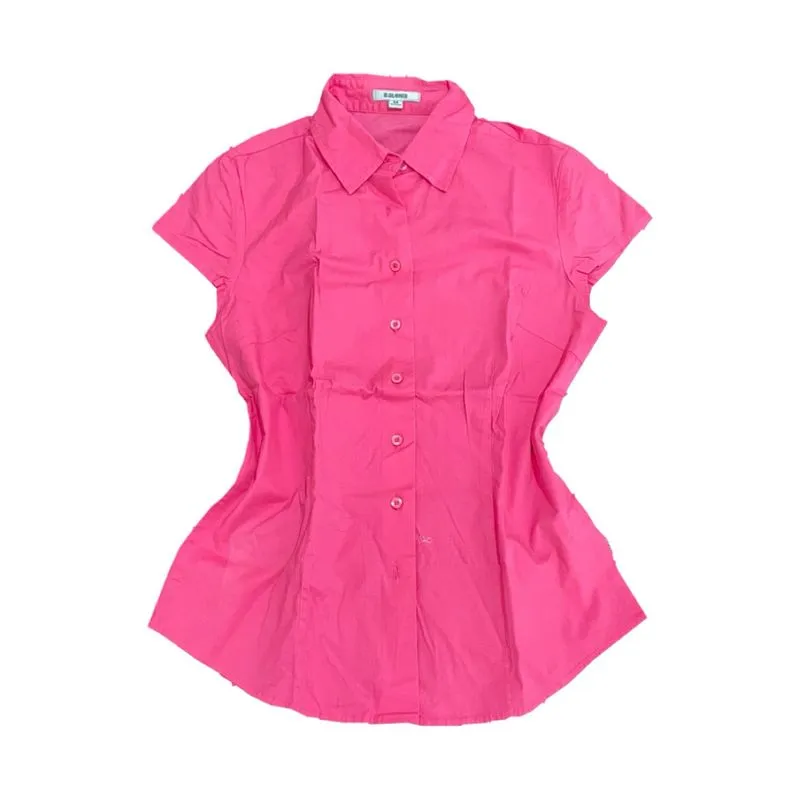 baleno fitted shirt hot pink photo 1