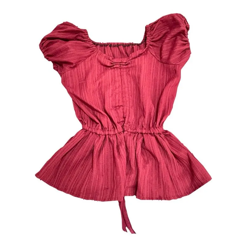 babydoll top merah photo 1