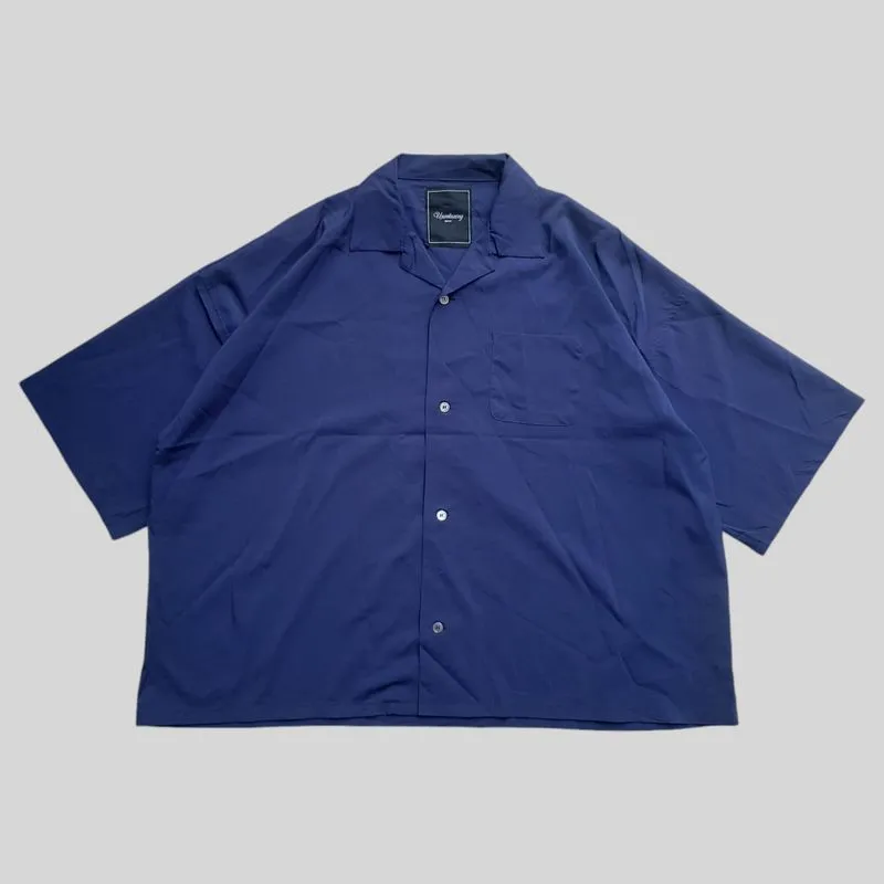 Japanese brand Streetwear Gorpcore Casual shirt Pria navy photo 1
