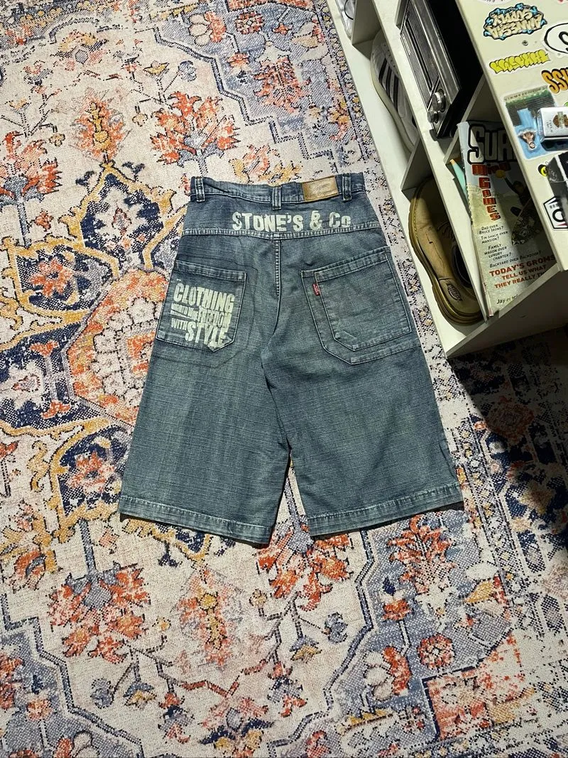 Y2K Jort Denim Pants Stone’s & Co photo 1