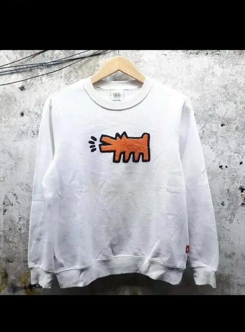 Crewneck Keith Haring Logo timbul photo 1