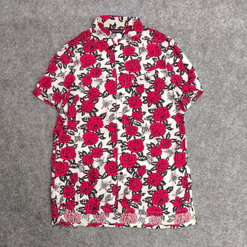 Algonquins floral shirt kemeja if six was nine LGB style photo 1