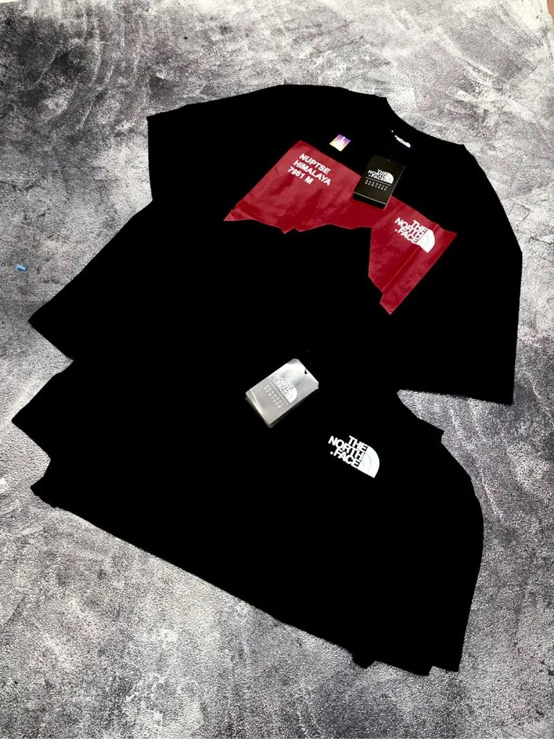 KAOS TNF SABLON MERAH photo 1