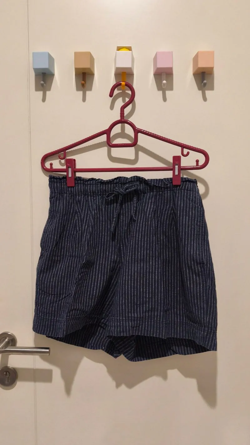 Celana Pendek Uniqlo Stripes Biru photo 1