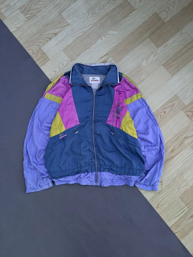 VINTAGE KRONOS WINDBREAKER JACKET photo 1