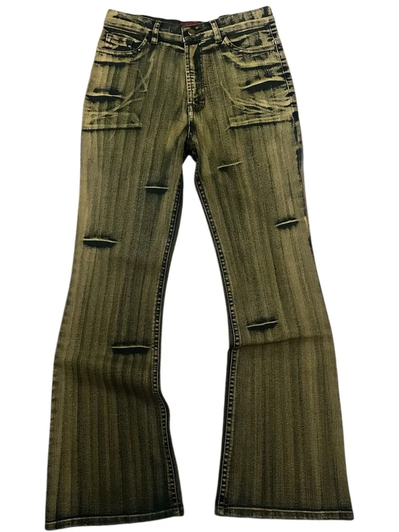 Vintage flare pants mantili mudwash like tornado mart goa  photo 1