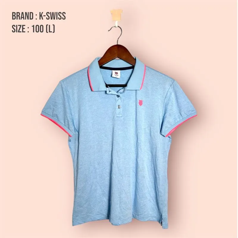 K-Swiss Sportswear Casual Jersey Wanita blue photo 1