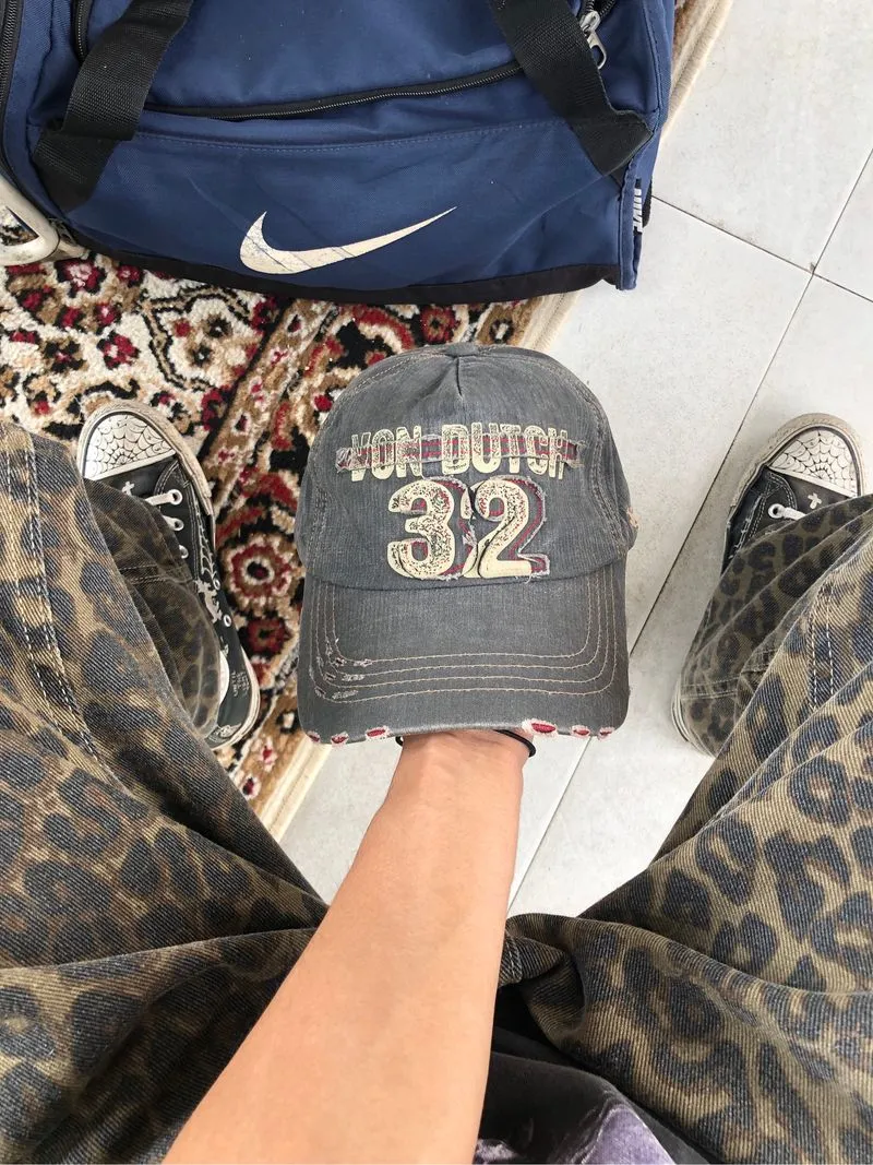 Vintage Von Dutch Ripped Limited Edition Hat photo 1