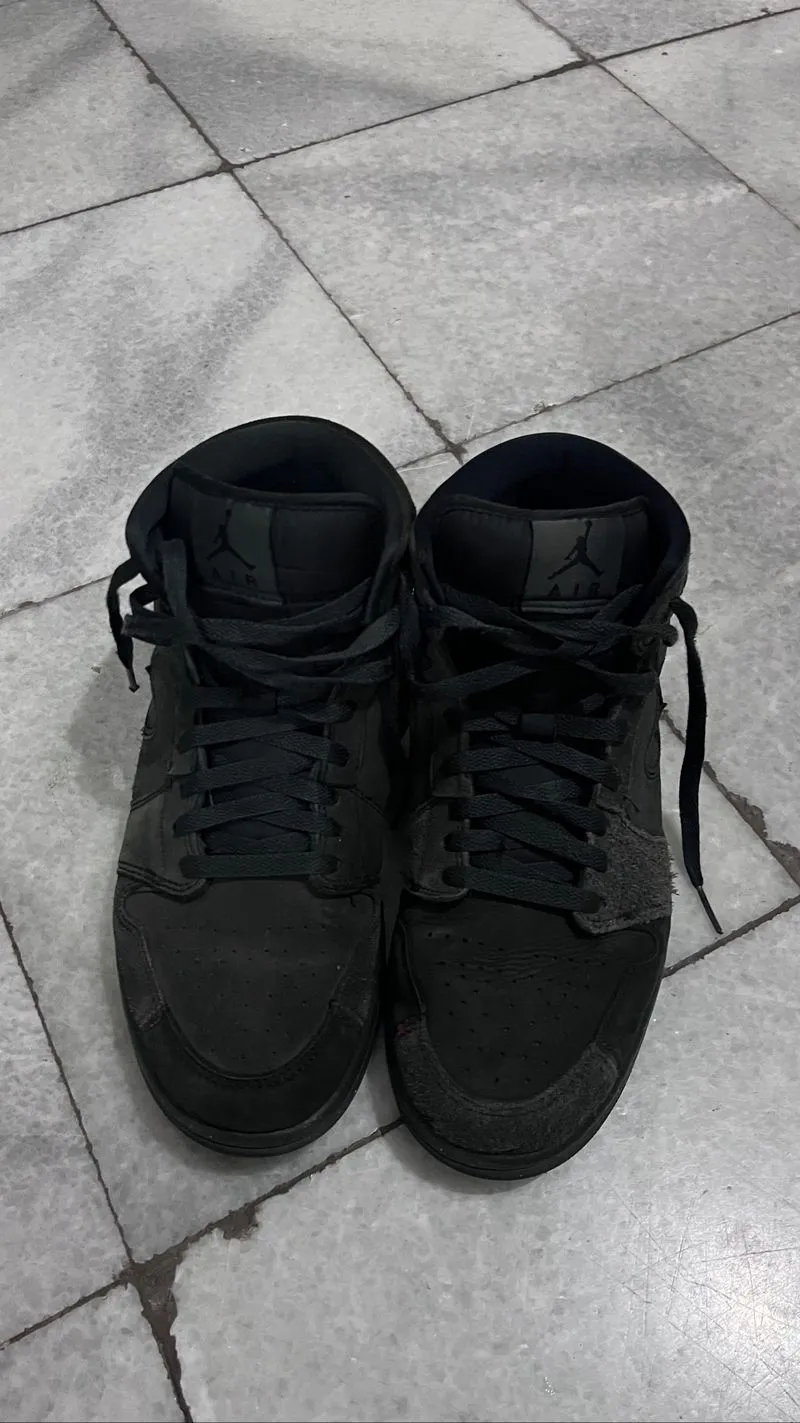Jordan 1 Mid SE Craft Dark Smoke Red  photo 1